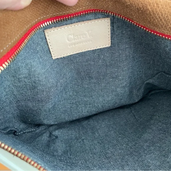 Tan Leather Clare V. Fanny - Picture 5 of 6